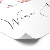 Poster Vino aquarelle avant Vows Vine Bar Sign (Coin)