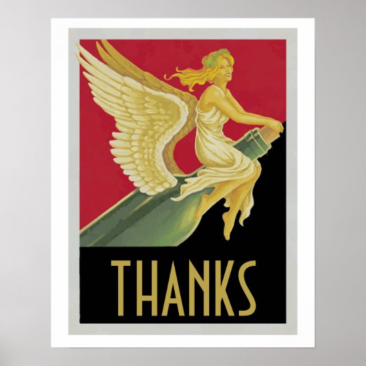 Poster Vino- Vin Merlot Posters, personnalisation (Devant)