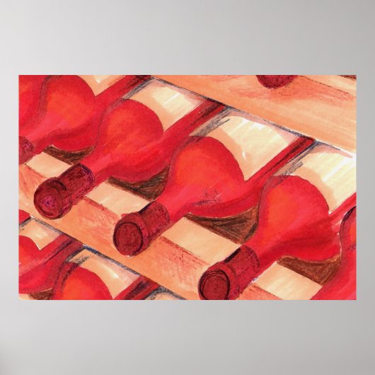 Poster Vins et spiritueux (Devant)