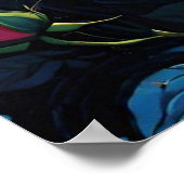 Poster Vins Roses bleus 1 (Coin)