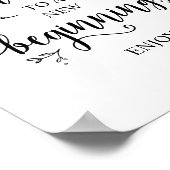 Poster Vins rustiques. Police noire, Dessert Mariage (Coin)