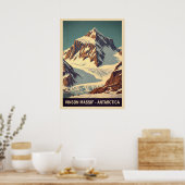 Poster Vinson Massif Antarctique V05 (Cuisine)
