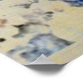 Poster Vintag à papillons (Coin)