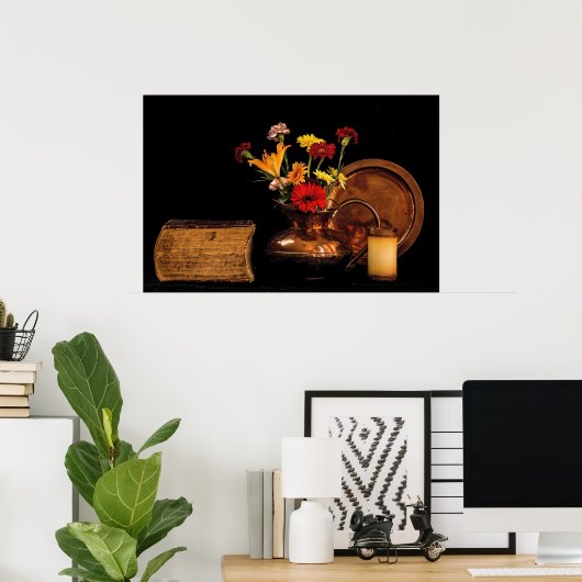 Poster Vintage (Bureau à domicile)