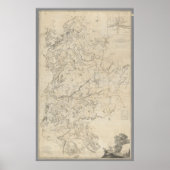 POSTER VINTAGE 1765 LE COMTÉ DE BEDFORD (Devant)