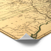 Poster Vintage 1777 American Disparitions by Phelippeaux (Coin)