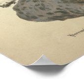 Poster Vintage 1831 Variété de champignons Casquette Brow (Coin)