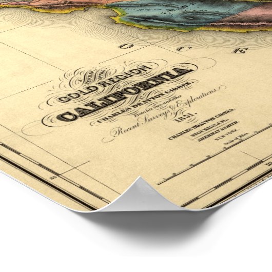 Poster Vintage 1851 (Coin)