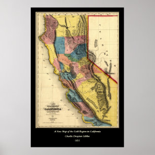 Poster Vintage 1851
