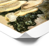 Poster Vintage 1895 Champignons Arbre Fungus Art Imprimer (Coin)