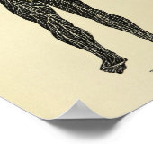 Poster Vintage 1920 Nerves Sympathiques Anatomie Art Impr (Coin)