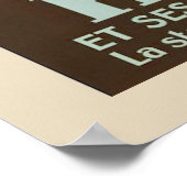 Poster vintage 1925 Côte d'Azur - Hyères (Coin)