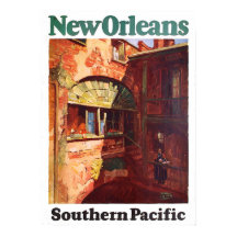 Vintage 1929 New Orleans Southern Pacific Travel
