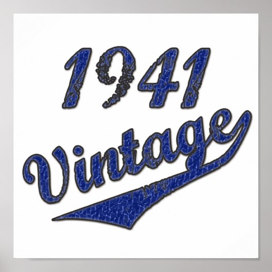 Poster vintage 1941 (Devant)