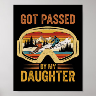 Poster Vintage a été acheté par ma fille Famille de ski d