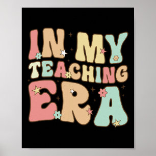 Poster Vintage À Mon Ère D'Enseignement Cool Professeur A