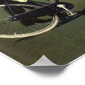 Poster vintage à vélo : Triumph Cycles (Coin)