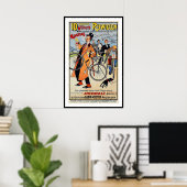 Poster vintage à vélo : Whitworth Rijwielen (Bureau à domicile)