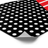 Poster vintage abstrait arrière - plan sans soudure. Doté (Coin)