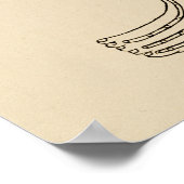 Poster Vintage Acupuncture Meridian Pathways Points (Coin)