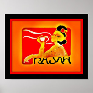 Poster Vintage advertenties Rajah Coffee