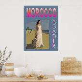 Poster Vintage Agadir (Cuisine)