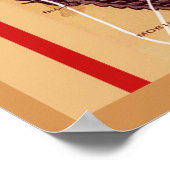 Poster Vintage Alligator Railroad Route (Coin)