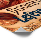 Poster vintage Alphonse Mucha Biscuits Art Rétro (Coin)