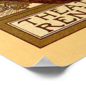 Poster Vintage Alphonse Mucha Lorenzaccio bannière vertic (Coin)