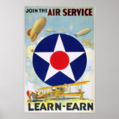 Poster VINTAGE Américain Rejoignez L'Affiche Apprentissag (Devant)