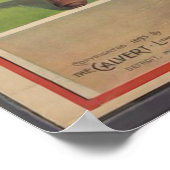 Poster vintage, American Baseball 1895 (Coin)