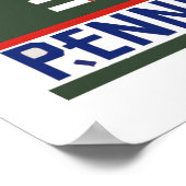 Poster Vintage Amish Pennsylvania Travel (Coin)