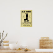 Poster Vintage amusant de la publicité pour le pat (Cuisine)