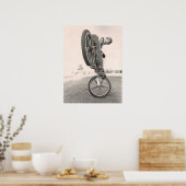Poster Vintage ancienne école BMX (Cuisine)