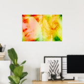 Poster vintage Angélique Statue Face Grunge (Bureau à domicile)