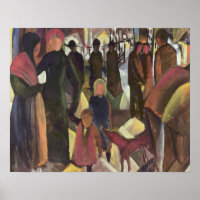 Vintage Août Macke Adieu