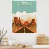 Poster vintage Arizona (Cuisine)