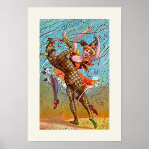 Poster vintage "Arlequin"
