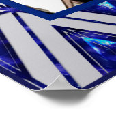 Poster Vintage Art Deco (Blue) (Coin)