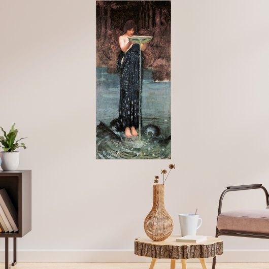 Poster Vintage Art John W. Waterhouse Circe Invidiosa (Salon 3)