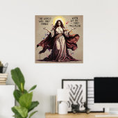 Poster Vintage Art Mary Magdalene Quote  (Bureau à domicile)