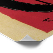 Poster Vintage Art nouveau noir (Coin)