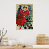 Poster Vintage Art Nouveau Pastilles Geraudel Chute de to (Cuisine)