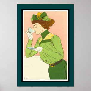 Poster vintage Artistes célèbres Henri Meunier 190