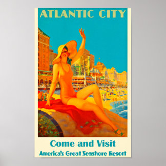 Poster Vintage Atlantique