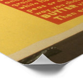 Poster vintage au lait (Coin)