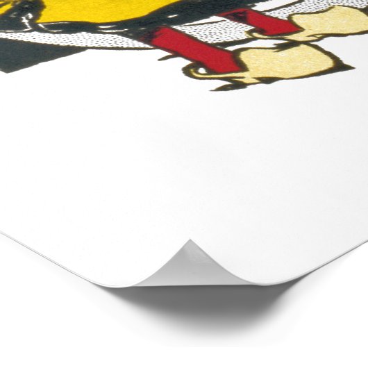 Poster vintage au lait (Coin)