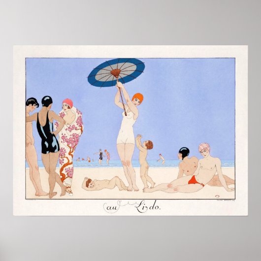 Poster vintage : Au Lido Plate n° 14 (1920) (Devant)