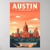 Poster Vintage Austin (Devant)