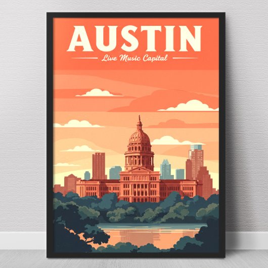Poster Vintage Austin